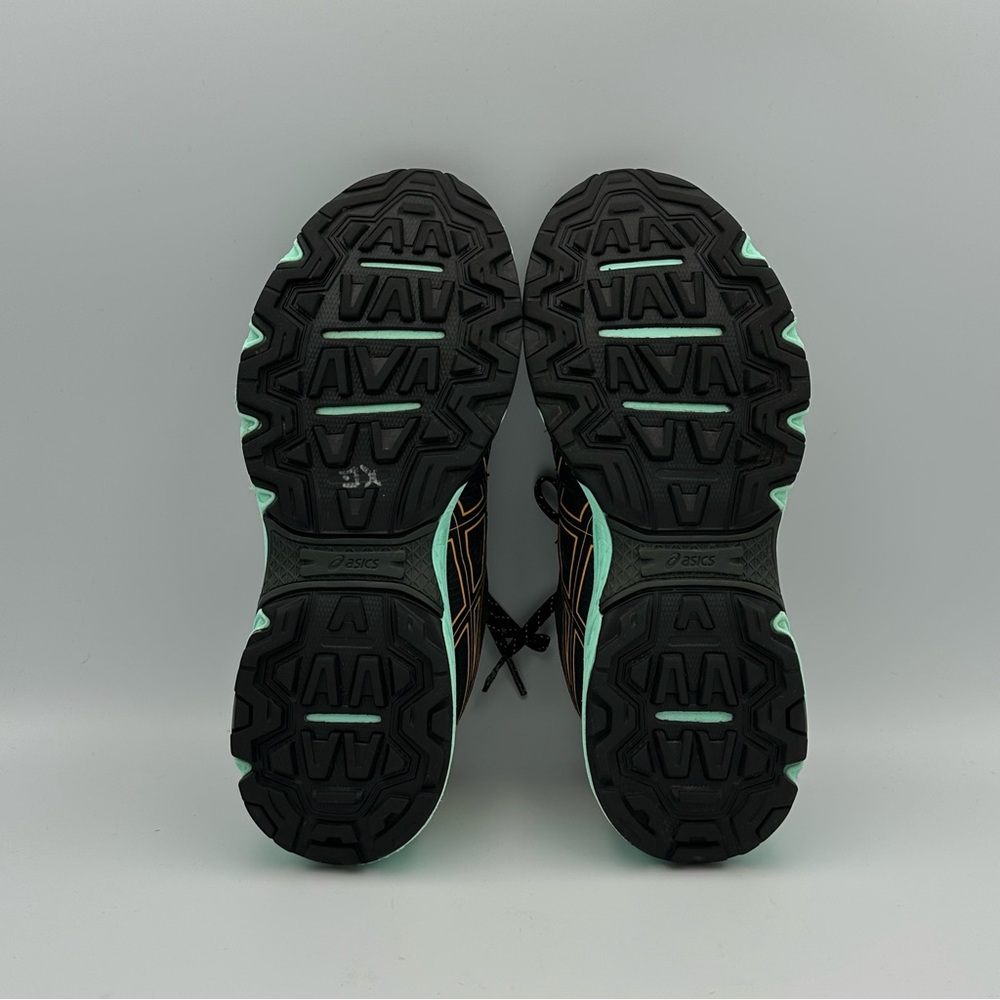 ASICS Gel Ventura-7 Women's Size 7 US Mesh Black Green Running Shoes 1012A476 - Picture 11 of 12